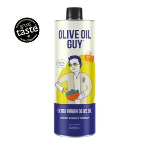 The Olive Oil Guy - Extra Virgin Olive Oil 250-500ml - Greek Single Origin - Cold Pressed - Koroneiki Olives - Premium Quality