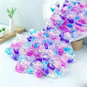 10/30/50/80/100 Pack Laundry Detergent Balls, Bucket & Bag Options, Long-Lasting Scent, Home Daily Use, Five-In-One Cleaning Balls, Laundry Pods