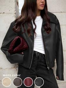Women's Spring Autumn Jacket Design, Comfortable and Stylish, Perfect for Travel, Casual Vacation Wear, Long Sleeve, Textured Fabric