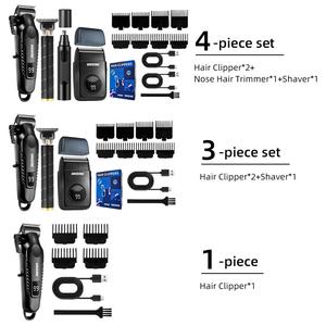 Professional Men's Electric Shaver, Built-In Rechargeable Battery, T-Head Trimmer, USB Charging, Perfect Gift for Him